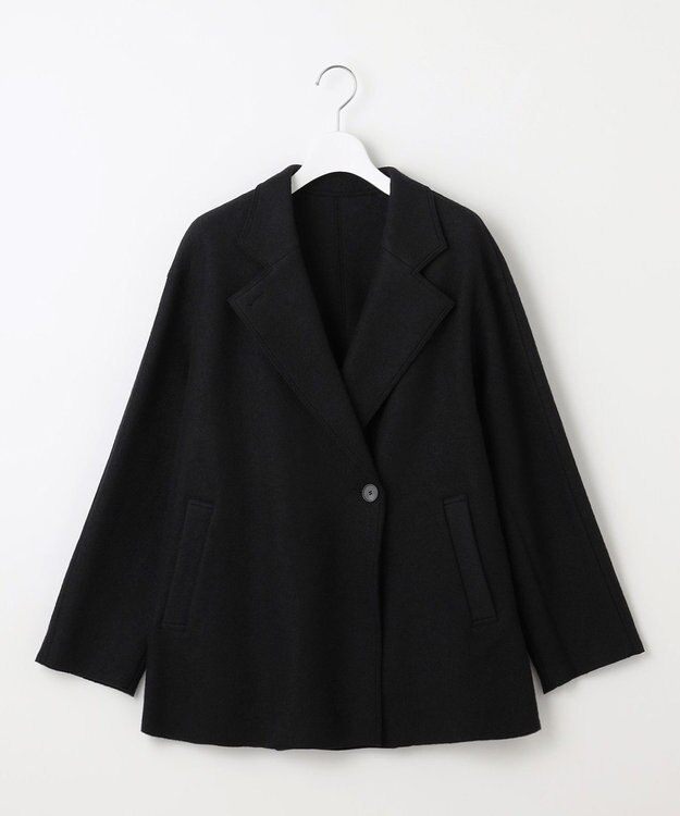 23区 L コンプレストパイル ライトアウター ブラック系