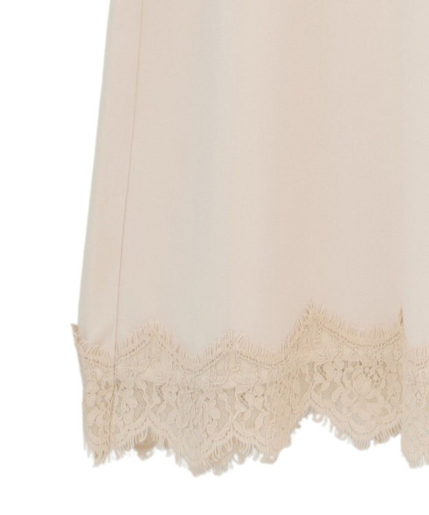 earth music&ecology レースインナーキャミワンピース Gray Beige