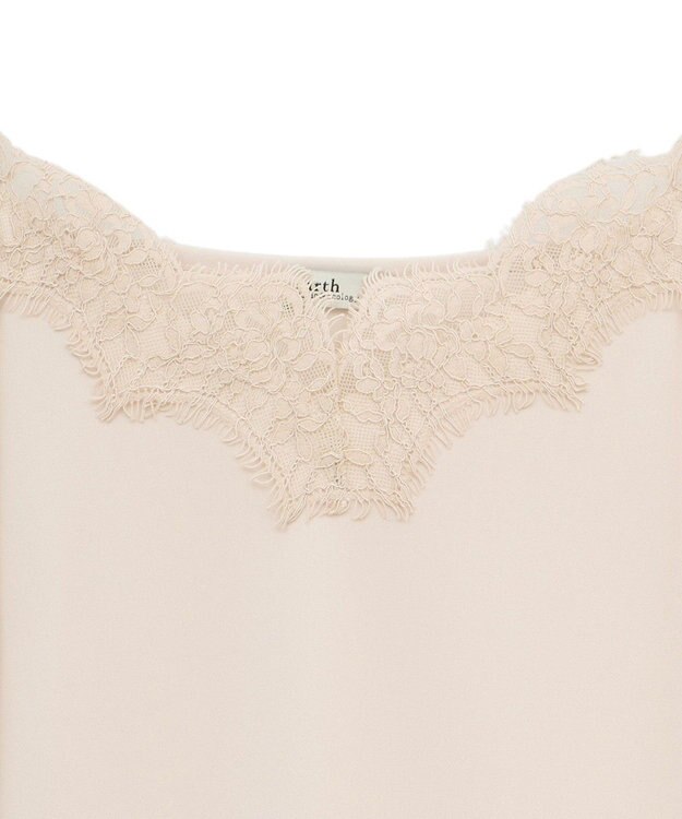 earth music&ecology レースインナーキャミワンピース Gray Beige