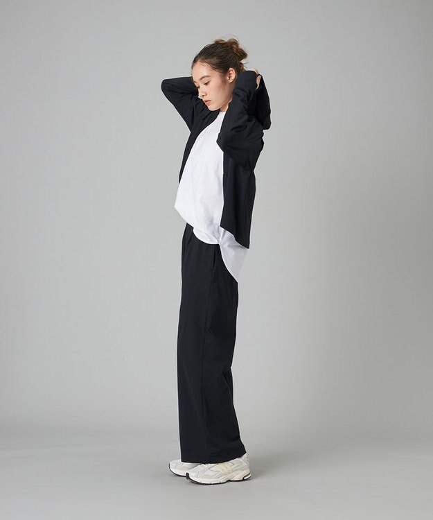 Chacott Chacott BALANCE EasyCare+ワイドパンツ ブラック