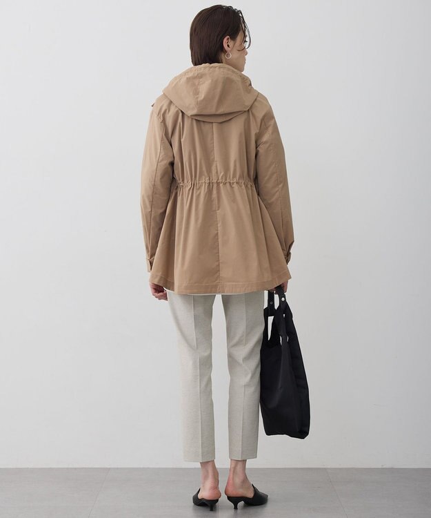 ICB L テントライン フーデットコート アプリコットベージュ