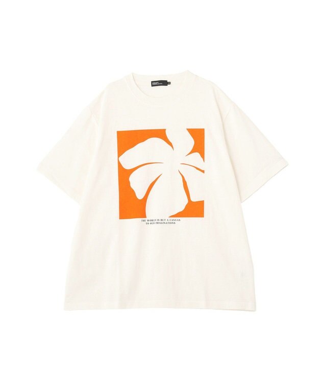 CRAFT STANDARD BOUTIQUE フラワープリントグラフィックＴシャツ B