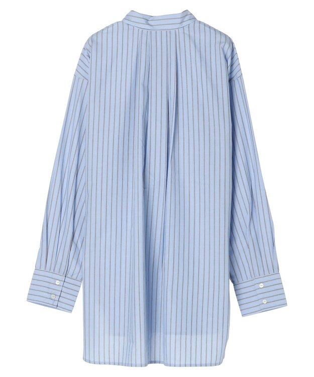 Green Parks 胸元ポケットイージーケアストライプシャツ Multi