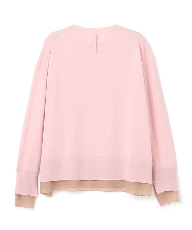 BEIGE， 【洗える】LA MONNAIE / クルーネックニット Pink