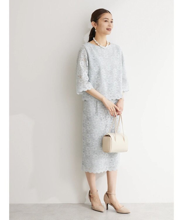 Green Parks ｅｆ－ｄｅ　レースブラウス Mint