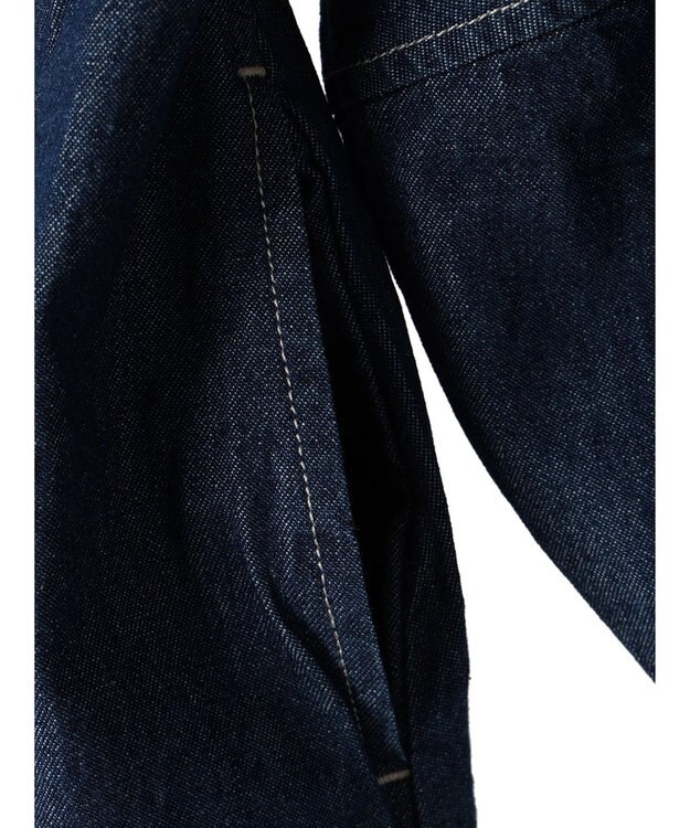 Green Parks ・ＥＬＥＮＣＡＲＥ　ＤＵＥ　デニムハーフＺＩＰワンピース Indigo