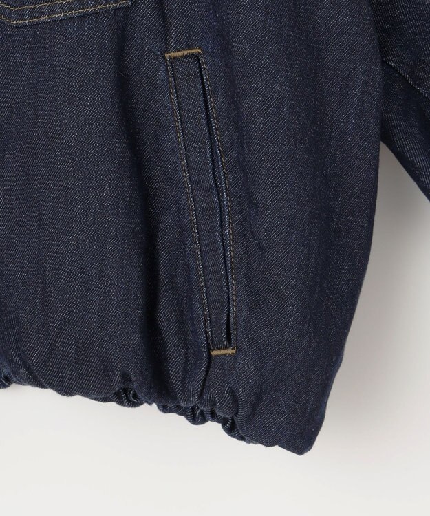 NAVE 【ReNAVE・洗える/中綿】ライトデニム ブルゾン ネイビー系