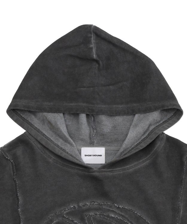 WEGO 【ユニセックス着用ITEM/MLサイズ展開】コールドダイスウィッチングプルパーカー スミクロ