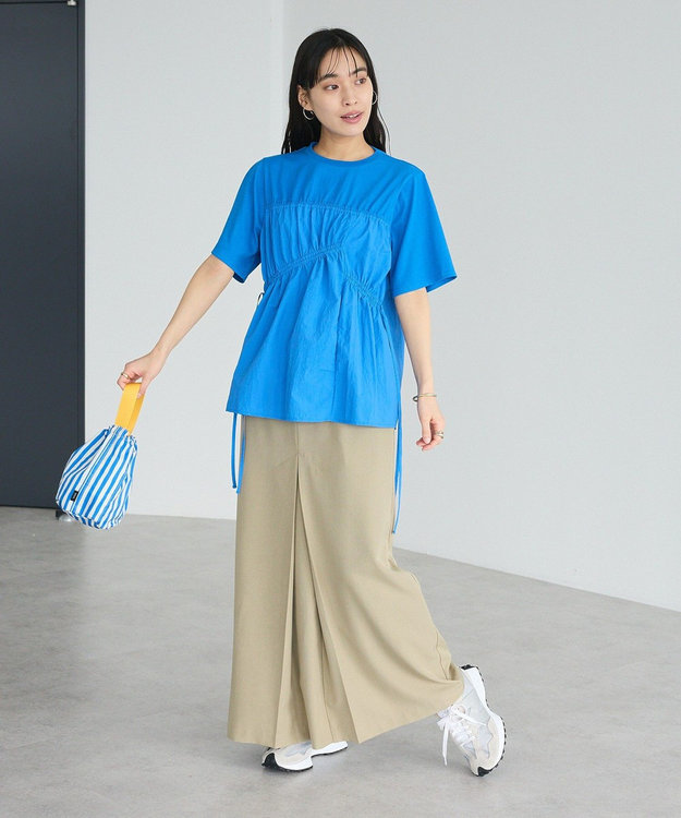 CRAFT STANDARD BOUTIQUE ギャザーデザインプルオーバー Blue