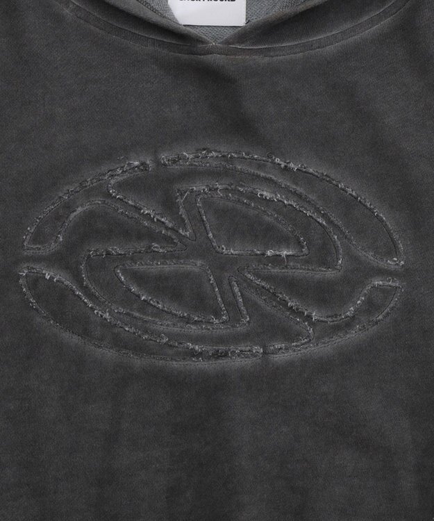 WEGO 【ユニセックス着用ITEM/MLサイズ展開】コールドダイスウィッチングプルパーカー スミクロ