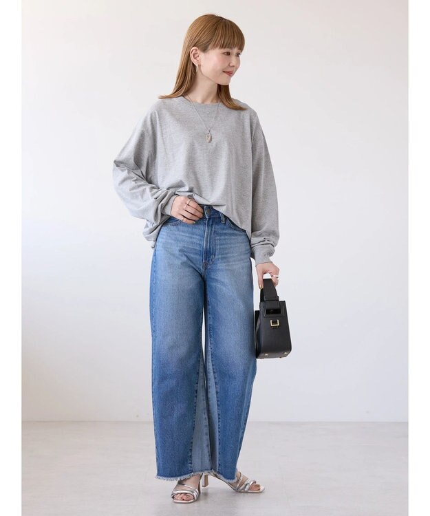 AMERICAN HOLIC ドルマンコクーンカットプルオーバー2 Light Gray Mixture