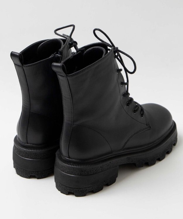 WEGO レースアップショートブーツ ブラック