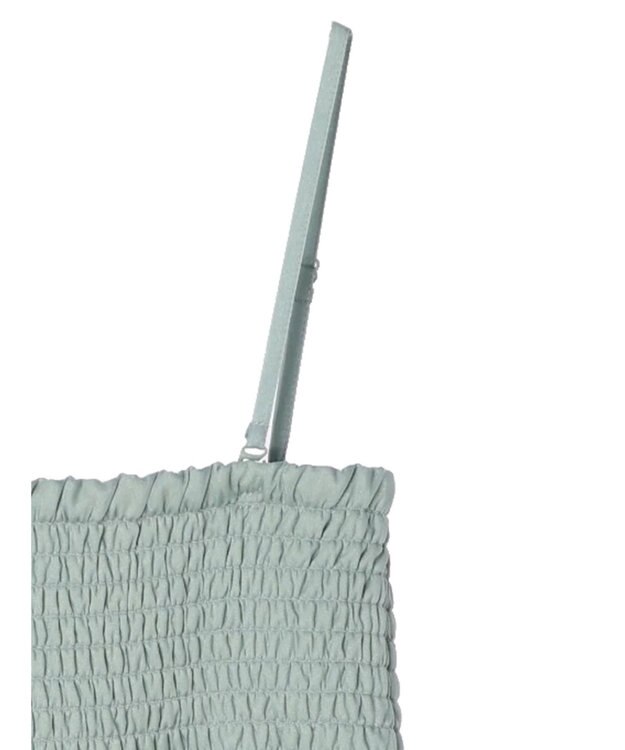 Green Parks ・ＥＬＥＮＣＡＲＥ　ＤＵＥ　ラメシフォンキャミワンピース Green