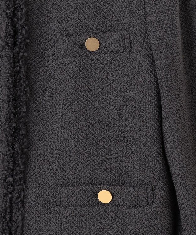 BEIGE， 【S-size】CAMBON / ツイードジャケット C.Gray