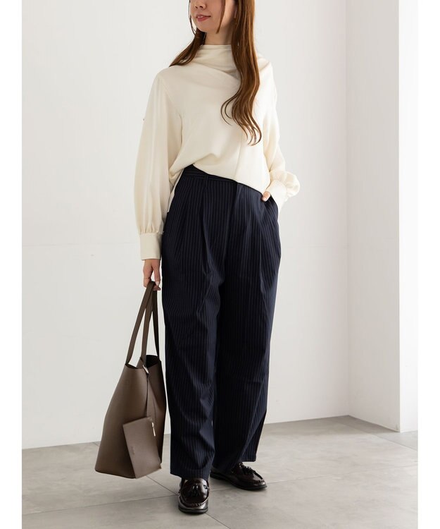 Te chichi ドレープネックブラウス《2025Autumn catalog vol.2 item》 オフホワイト