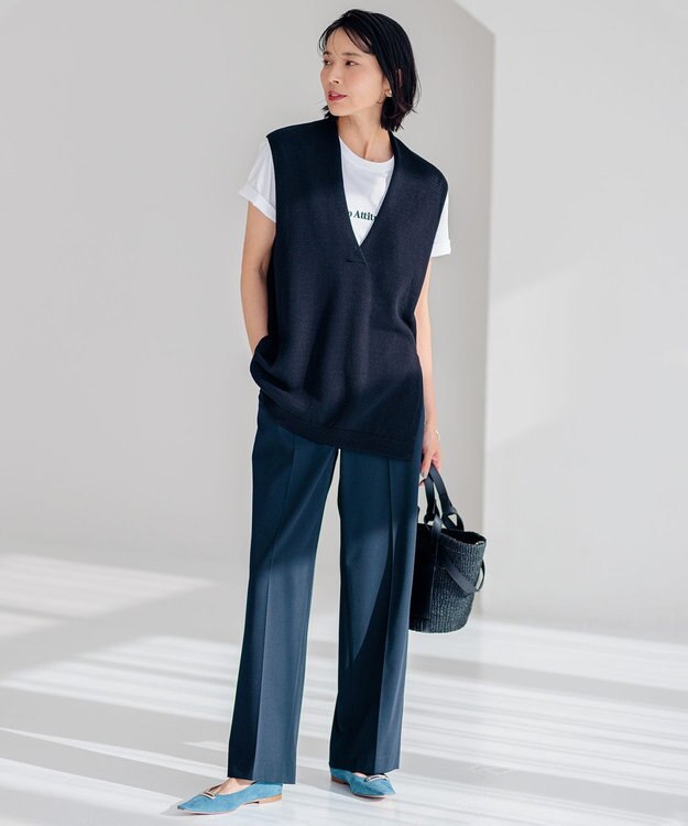 23区 L 【洗える】Neo Attitude ロゴTシャツ ホワイト系