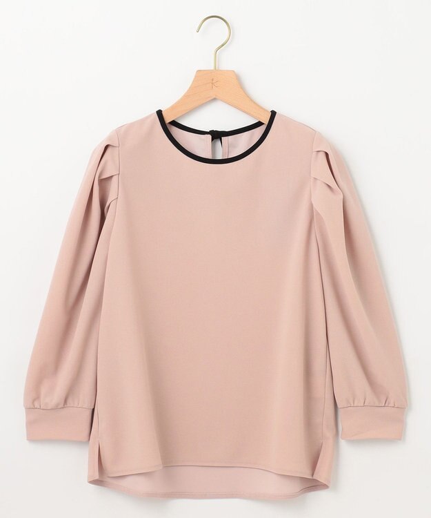 組曲 ライトアムンゼンジャージーバックリボン トップス ローズ系