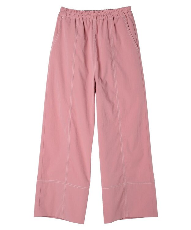 Green Parks ・ＳＵＧＡＲ　ＳＰＯＯＮ　配色ｓｔイージーパンツ Pink