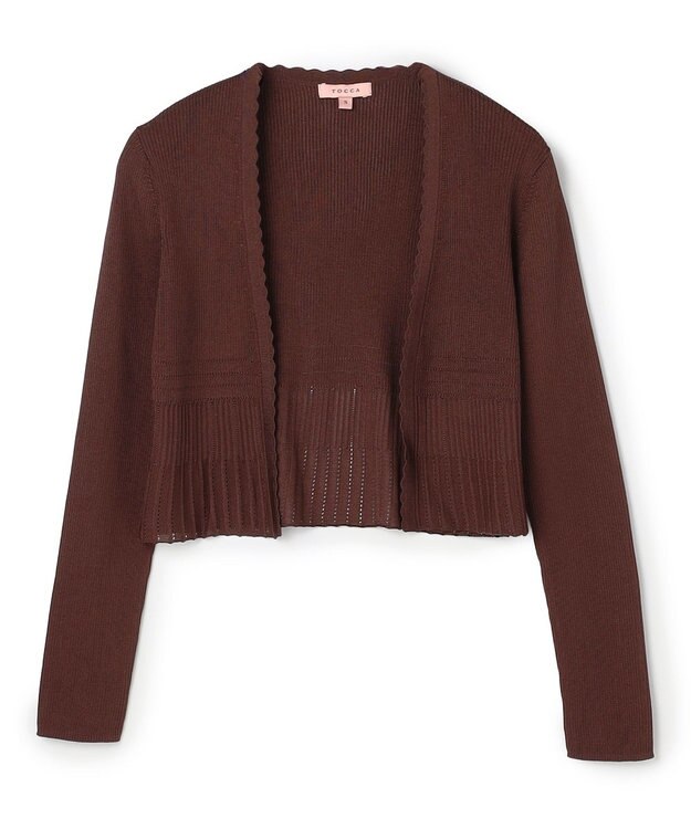 TOCCA EYELET AJISAI ボレロ ブラウン系