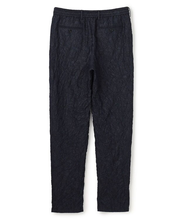 JOSEPH HOMME 【HIGH GRADE LINE】ブリーズリージャガード　ドロスト付ストレートパンツ / HOVE CONVERTIBLE ネイビー系