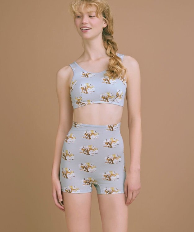 une nana cool 2026年お年賀「まるっとうまくいく」 ナイトアップブラ ノンワイヤーブラ グレー