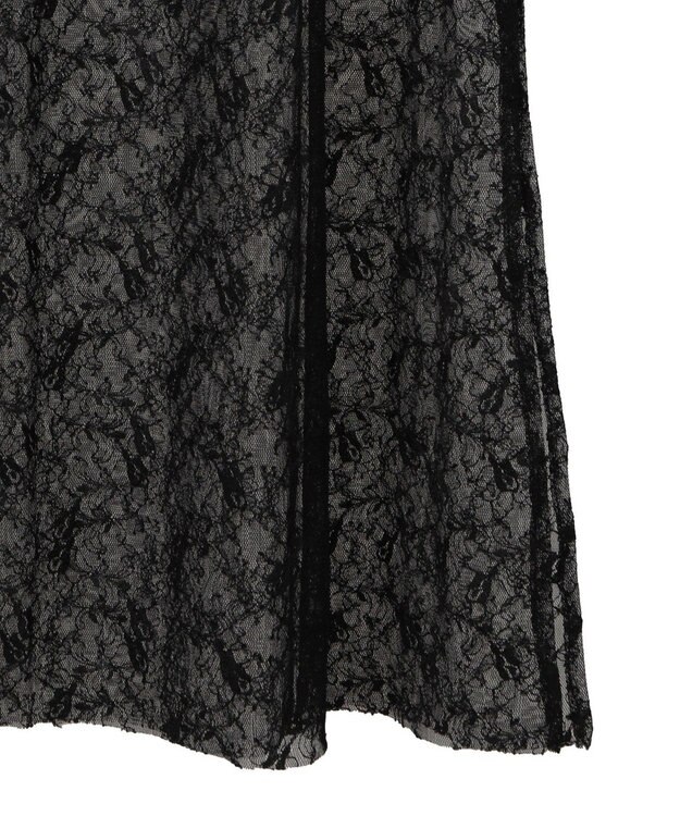 AMERICAN HOLIC サイドスリットレーススカート Black