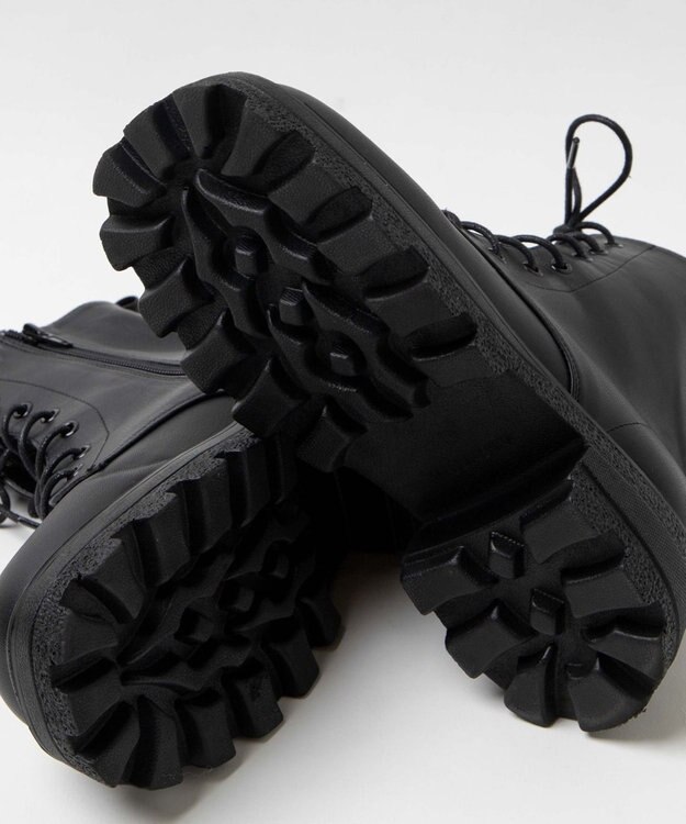 WEGO レースアップショートブーツ ブラック