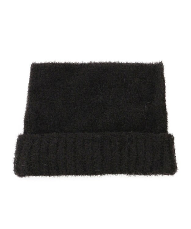 MOONBAT PAUL&JOE ACCESSOIRES(ポール&ジョー)ネコミミ シャギー ニット帽 ブラック