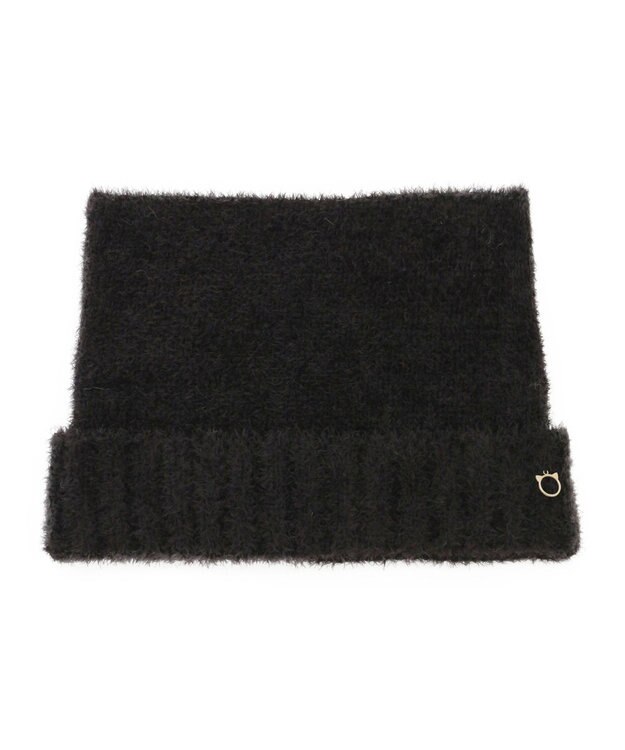 MOONBAT PAUL&JOE ACCESSOIRES(ポール&ジョー)ネコミミ シャギー ニット帽 ブラック