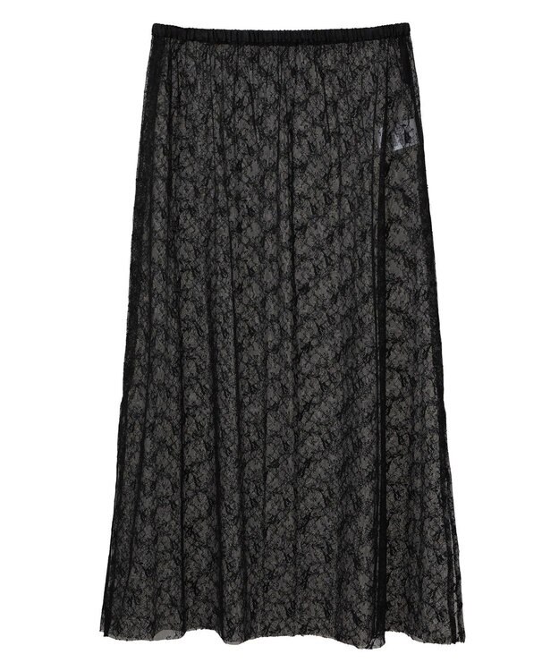 AMERICAN HOLIC サイドスリットレーススカート Black