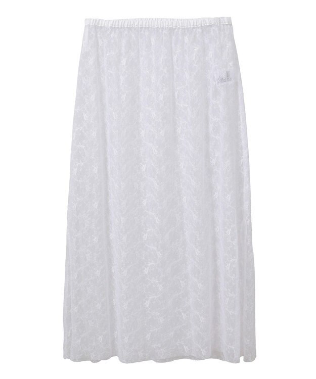 AMERICAN HOLIC サイドスリットレーススカート Off White