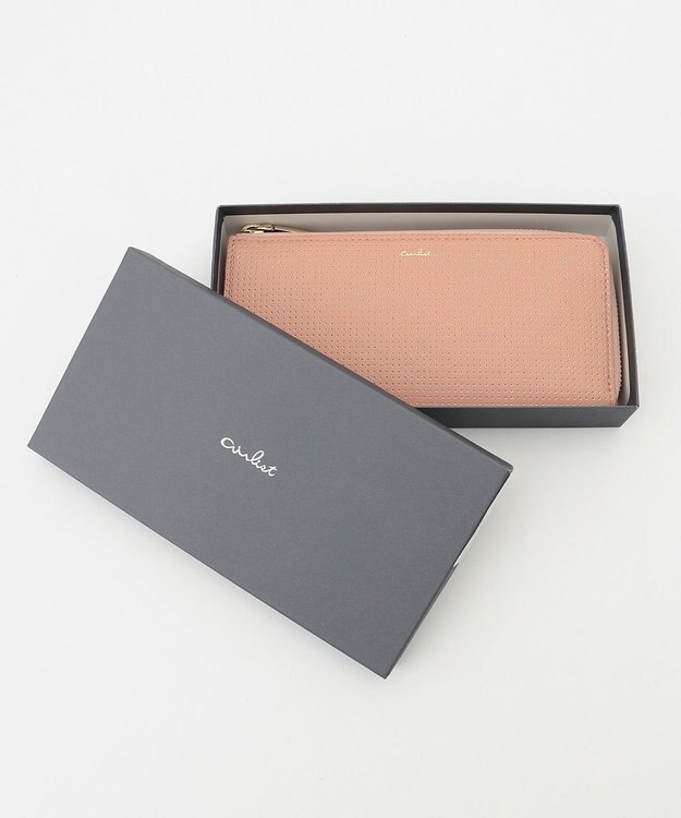 airlist Lファスナー長財布 PIRIKA ピリカ ピンク