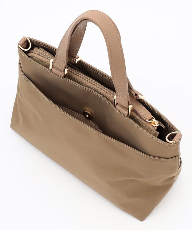 LA BAGAGERIE コンビ2WAYトートバッグ SMALL ベージュ