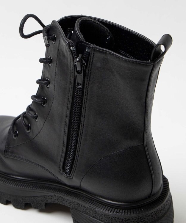 WEGO レースアップショートブーツ ブラック