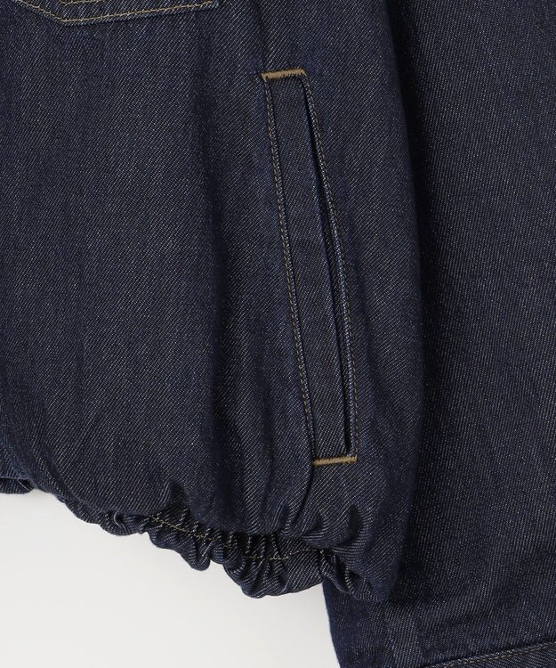 NAVE 【ReNAVE・洗える/中綿】ライトデニム ブルゾン ネイビー系