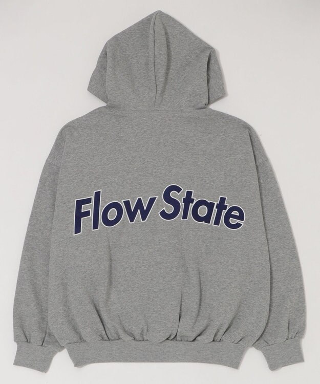 WEGO 【ユニセックス着用ITEM/裏起毛】バルーンクロップドグラフィックプルパーカー 杢グレー