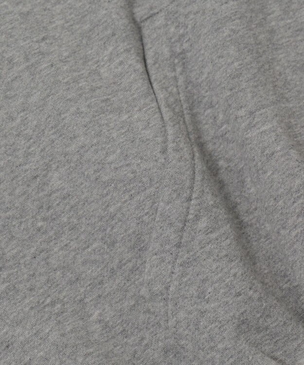 WEGO 【ユニセックス着用ITEM/裏起毛】バルーンクロップドグラフィックプルパーカー 杢グレー