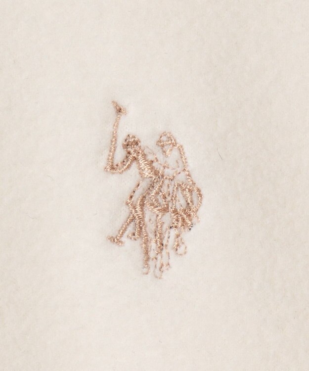 WEGO 【ユニセックス着用ITEM】USPOLOフリースハーフジッププルオーバー ホワイトその他