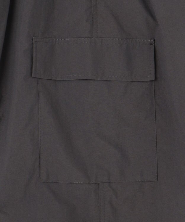 NAVE 【ReNAVE・洗える/撥水加工/接触冷感/UVケア/セットアップ】ナイロンタスラン カーゴパンツ グレー系