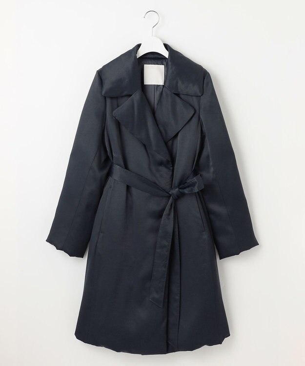 自由区 L 【17号サイズまで展開】ブライトダウン コート ネイビー