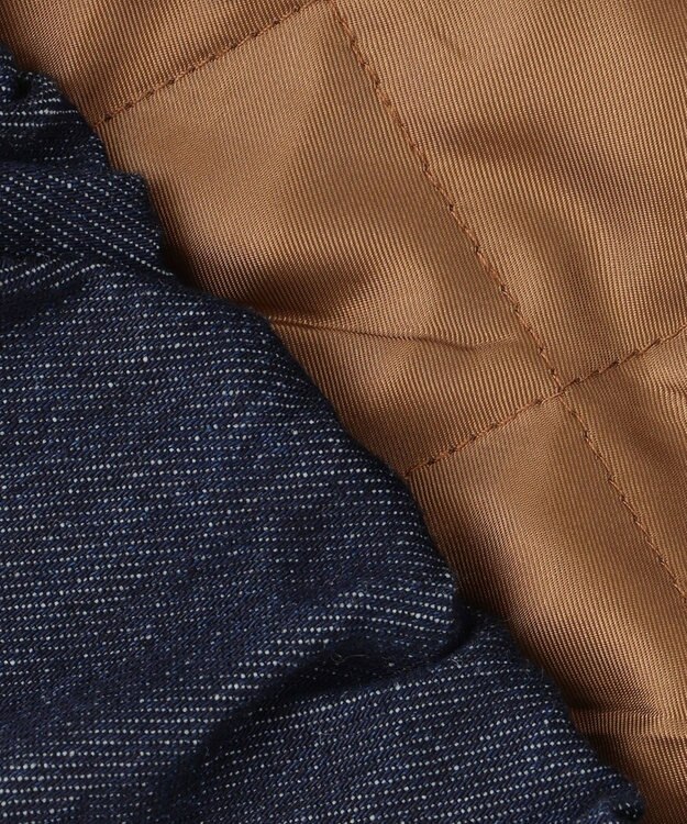 NAVE 【ReNAVE・洗える/中綿】ライトデニム ブルゾン ネイビー系