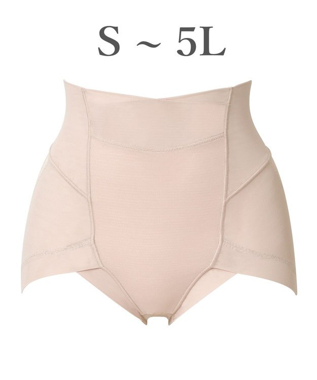 BRADELIS New York 【Yukine inc. 】ゆきねえモアソフト快適ショーツ25 接触冷感 補整 補正下着 深め ハイウエスト ピーチローズ