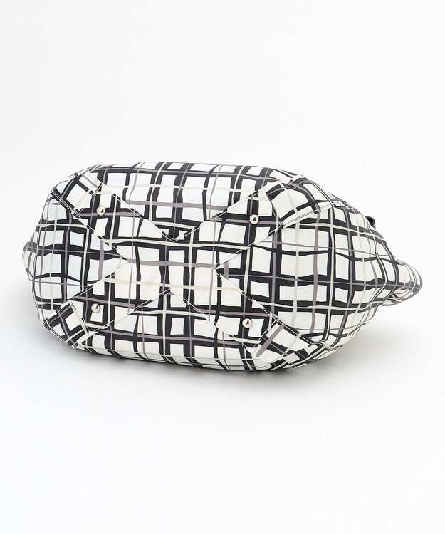 Y'SACCS 総柄プリントトートバッグ ブラック