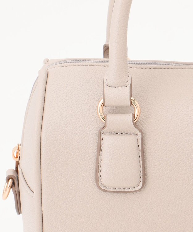 ANY SIS 【2WAY】カラーミニボストン バッグ グレージュ