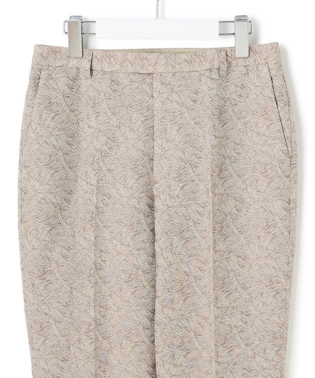 23区 【一部店舗限定/洗える】リネンライクジャカード セットアップ グレージュ系