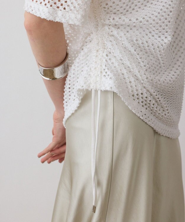 GRACE CONTINENTAL クラッシュロゴTシャツ ホワイト