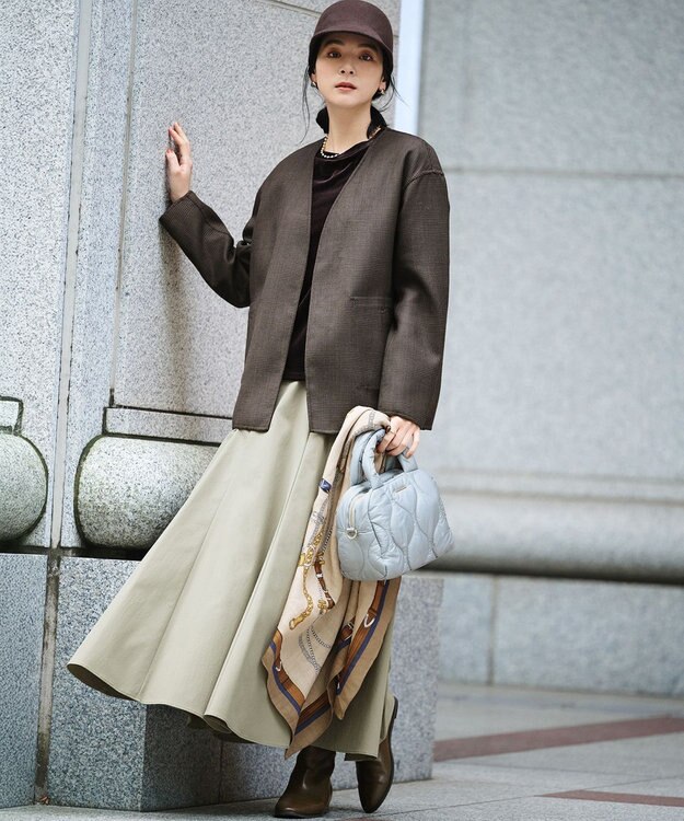 23区 TWリバーシブル アウター ダークブラウン系