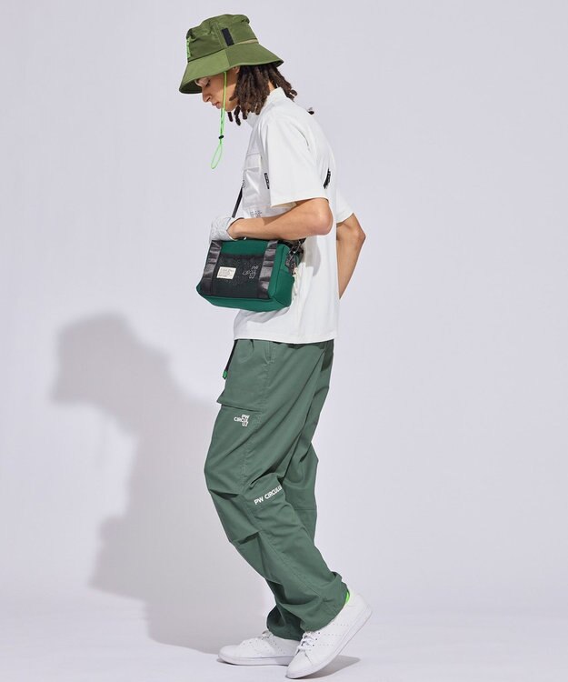 PW CIRCULUS 【MEN】ポケットモックネック ゴルフ ホワイト系