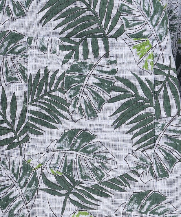 JOSEPH ABBOUD リヨセルリーフ 半袖シャツ カーキ系5