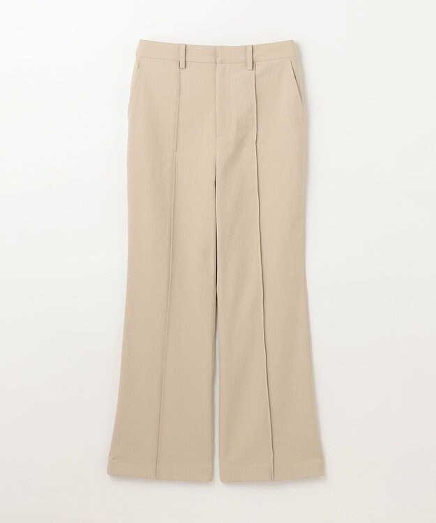 GRACE CONTINENTAL スリムフレアパンツ ベージュ